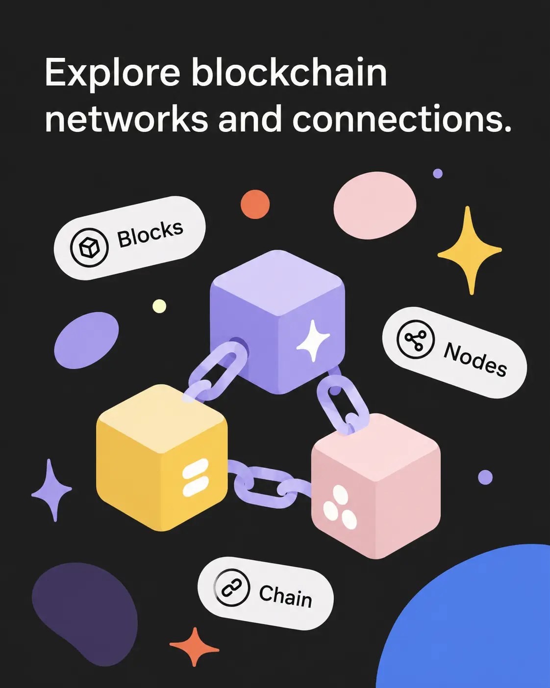 ブロックチェーンネットワークのイメージ